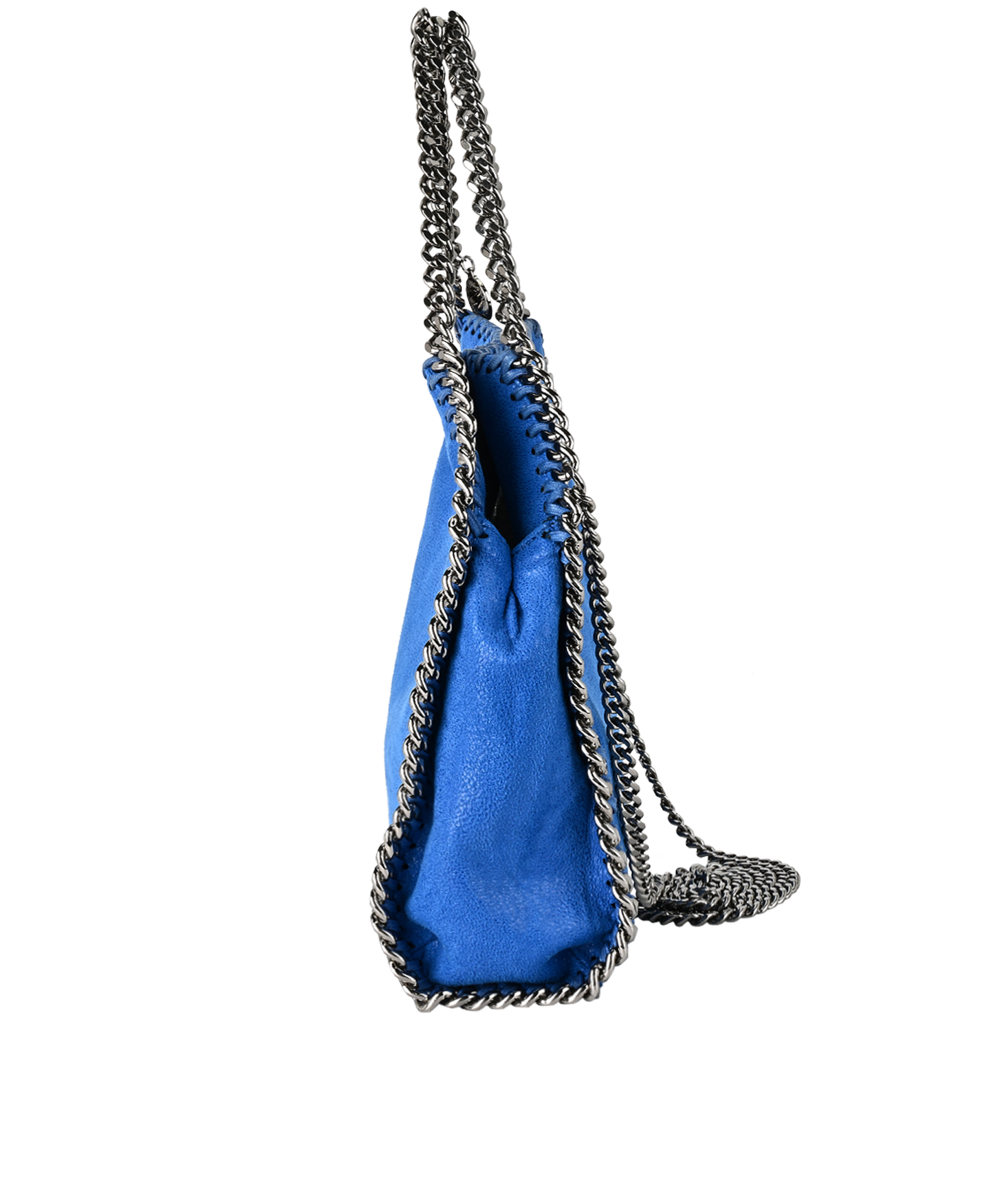 Mini Falabella Tote, &pound;350, Handbags, Blue, Faux Leather, Bottom view